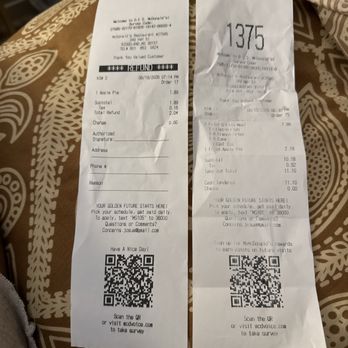 McDonald's - These are the receipts of my purchase. And my refund . - Burgers Near Me - Ridgeland, Mississippi McDonald's - These are the receipts of my purchase. And my refund . - Burgers Near Me - Ridgeland, Mississippi