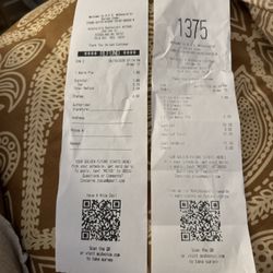These are the receipts of my purchase. And my refund .