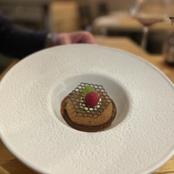 Brandolino - Dessert with chocolate & raspberry