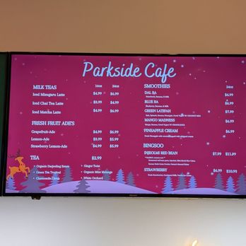 Parkside Spa & Sauna - Cafe menu - Massage Near Me - Annandale, Virginia