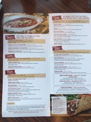 Menu photo 1 Olga's Kitchen Canton, MI