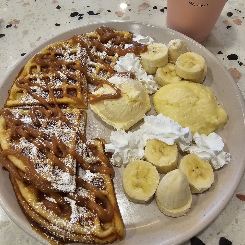 Fika Fika Coffee - Toffee Banana Waffle - Coffee & Tea Near Me - Pasadena, California Fika Fika Coffee - Toffee Banana Waffle - Coffee & Tea Near Me - Pasadena, California