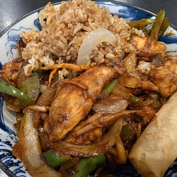 Blue Bamboo - Chicken schiuan bowl,lunch - Comfort Food Near Me - Jacksonville, Florida