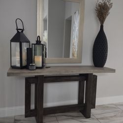 Marc’s Home Solutions - Mirror and table assembly