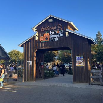 Bishop's Pumpkin Farm - Entrance - Christmas Trees Near Me - Wheatland, California