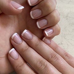 Gel french manicure Gel french manicure