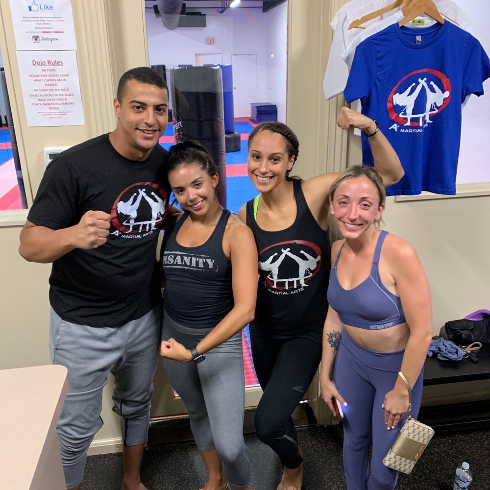 A+ Martial Arts - After kickboxing class with Sensei Adham and Sensei Ashley. Killer workout! Burned over 700 calories !! - Karate Near Me - Great Neck, New York A+ Martial Arts - After kickboxing class with Sensei Adham and Sensei Ashley. Killer workout! Burned over 700 calories !! - Karate Near Me - Great Neck, New York