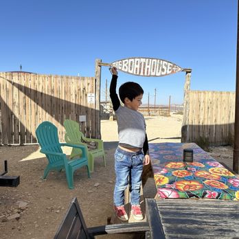 Milky Way Treats - Some of the outdoor seating - Food Trucks Near Me - Terlingua, Texas Milky Way Treats - Some of the outdoor seating - Food Trucks Near Me - Terlingua, Texas