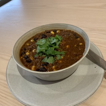 Glenstone - Beef chilly bowl - very good, smoky flavor - Art Museums Near Me - Potomac, Maryland