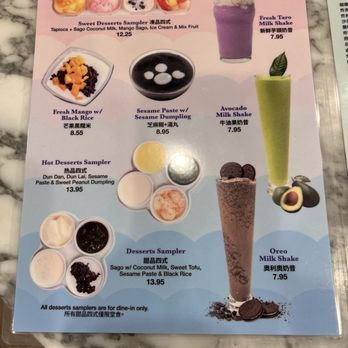 Golden Island Cafe - 9/10/26 FYI. Menu - Desserts Near Me - San Francisco, California