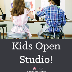 Wine & Design - Kiddos Love to paint!! Click Art Buzz Class on our Calendar of classes.
