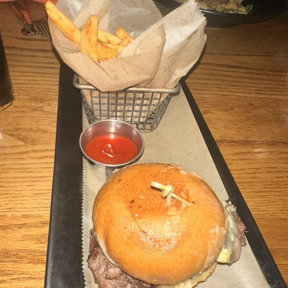 The Foundry Restaurant - Short rib steak & cheese sandwich on gluten free bread - American Near Me - Manchester, New Hampshire The Foundry Restaurant - Short rib steak & cheese sandwich on gluten free bread - American Near Me - Manchester, New Hampshire