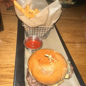 The Foundry Restaurant - Short rib steak & cheese sandwich on gluten free bread - American Near Me - Manchester, New Hampshire