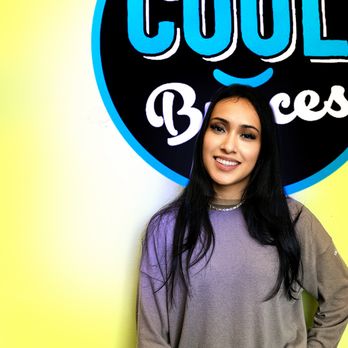 Cool Braces - Actual patient with pretty smile - Orthodontists Near Me - Oak Lawn, Illinois