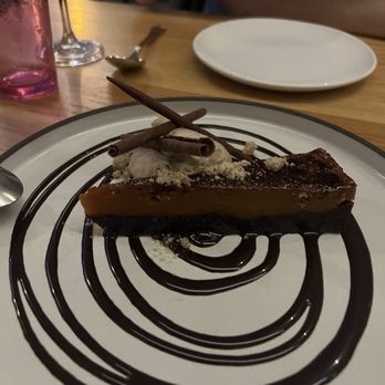 Galit - Chocolate Torte - served without hazelnuts due to my nut allergy - Mediterranean Near Me - Chicago, Illinois Galit - Chocolate Torte - served without hazelnuts due to my nut allergy - Mediterranean Near Me - Chicago, Illinois