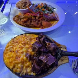 The delicious Red Snapper, and Oxtail/Mac & Cheese Pie The delicious Red Snapper, and Oxtail/Mac & Cheese Pie