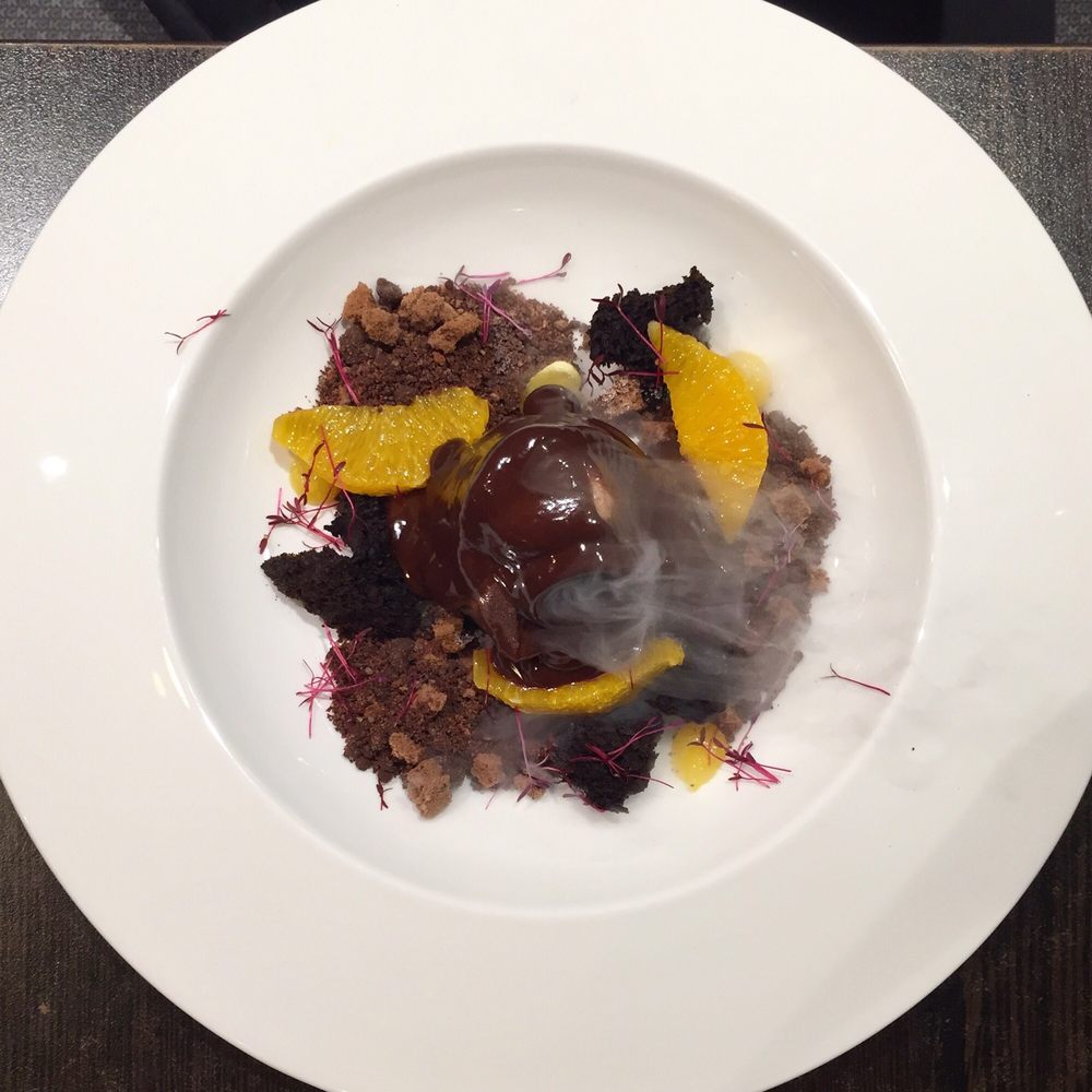 OKO Dessert Kitchen - OKO signature volcano: great presentation but the flavors didn't wow me as much as the waffle - Patisserie/Cake Shop Near Me - Auckland, AUK