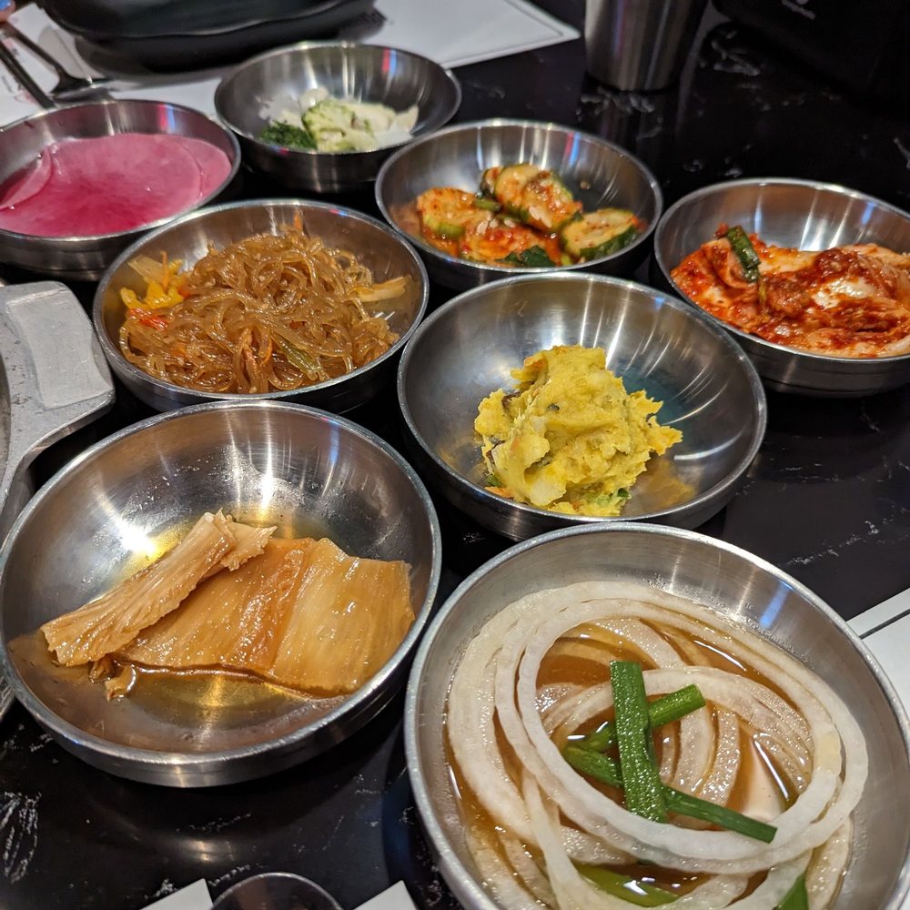Cow Wow Korean BBQ - Amazing side dishes - Korean Near Me - Suwanee, Georgia Cow Wow Korean BBQ - Amazing side dishes - Korean Near Me - Suwanee, Georgia