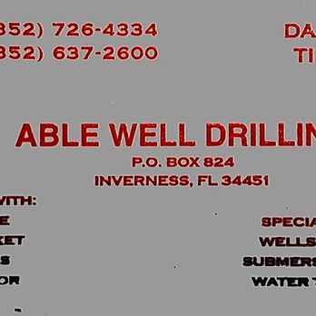 Able Well Drilling & Pump Repair - Well Drilling Near Me Able Well Drilling & Pump Repair - Well Drilling Near Me