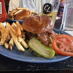 The Wherehouse - Bacon cheeseburger and fries