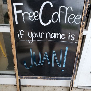 Brass Tacks Coffee - Come Juan, come all....(Free Coffee, Name of the Day for 9/19/20) - Coffee & Tea Near Me - Jacksonville, Florida Brass Tacks Coffee - Come Juan, come all....(Free Coffee, Name of the Day for 9/19/20) - Coffee & Tea Near Me - Jacksonville, Florida