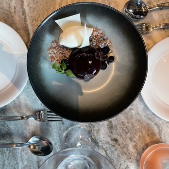 Nobu Chicago - BLUEBERRY SAKE BAVARIAN - Japanese Near Me - Chicago, Illinois