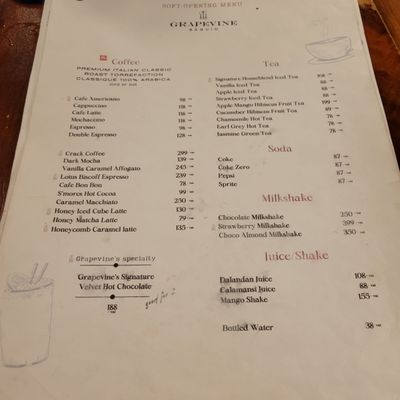 Menu photo 3 Grapevine Restaurant Baguio, BEN