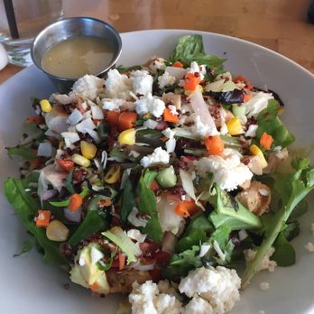 Zinburger - farm salad half portion with grilled chicken - Burgers Near Me - Tucson, Arizona Zinburger - farm salad half portion with grilled chicken - Burgers Near Me - Tucson, Arizona