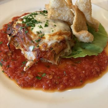 Bugatti Bistro - Eggplant parm - Italian Near Me - Coral Gables, Florida