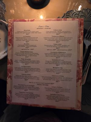 Menu photo 1 Pane e Vino Miami Beach, FL