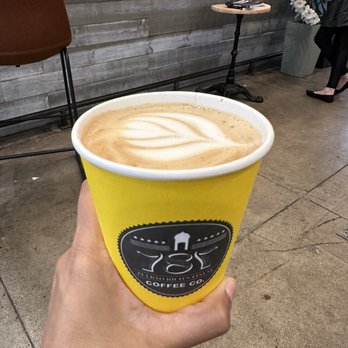 787 Coffee - Marzapan Oat Latte - Coffee Roasteries Near Me - New York, New York