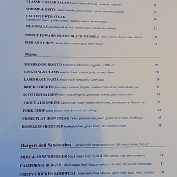 Mike & Anne's Restaurant - Menu May 2026 - New American Near Me - South Pasadena, California Mike & Anne's Restaurant - Menu May 2026 - New American Near Me - South Pasadena, California