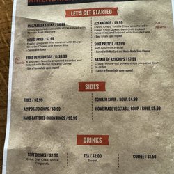 Amendment 21 Pub and Grill - Appetizers & Sides