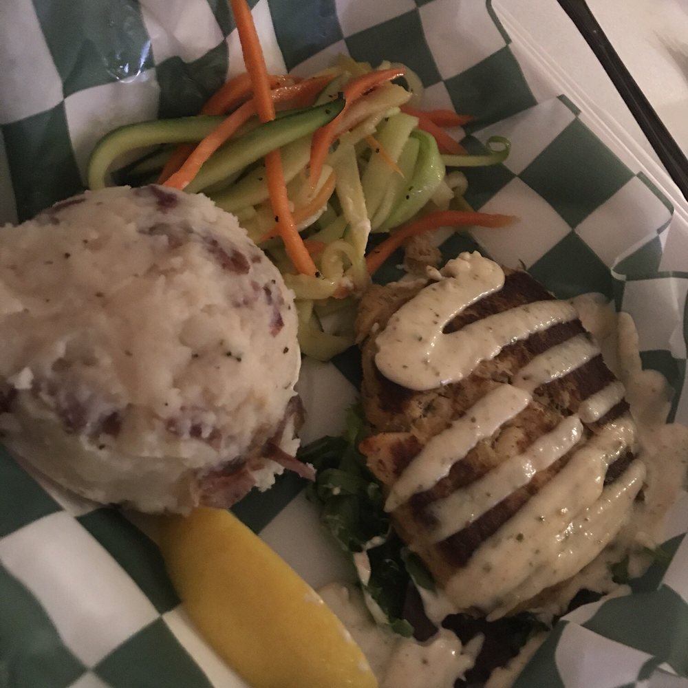 Fresh Catch Seafood Grill - Crab Cake dinner - Seafood Near Me - Stuart, Florida Fresh Catch Seafood Grill - Crab Cake dinner - Seafood Near Me - Stuart, Florida