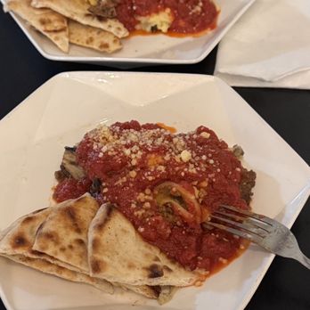 Panagiota’s - Moussaka w/ house salad. - Greek Near Me - Shepherdstown, West Virginia Panagiota’s - Moussaka w/ house salad. - Greek Near Me - Shepherdstown, West Virginia