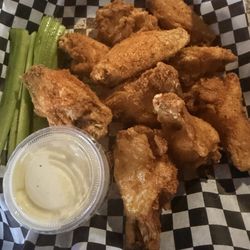 Champs Sports Bar and Grill - House dry rub wings Jumbo Wings Jumbo Wings