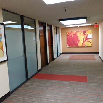 Warner Plaza - corrridor of second floor offices - Shopping Centers Near Me - Woodland Hills, California