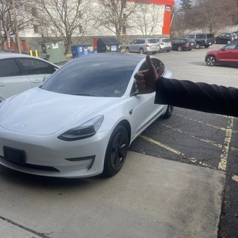 Columbus Tint & Wraps - Happy Tesla Model 3 Customer (Full Nano Ceramic Film with Full 1/piece roof. - Vehicle Wraps Near Me - Westerville, Ohio Columbus Tint & Wraps - Happy Tesla Model 3 Customer (Full Nano Ceramic Film with Full 1/piece roof. - Vehicle Wraps Near Me - Westerville, Ohio