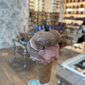 Venchi - Strawberry Straciatella and Cocoa and Hazelnut - Gelato Near Me - Santa Clara, California Venchi - Strawberry Straciatella and Cocoa and Hazelnut - Gelato Near Me - Santa Clara, California