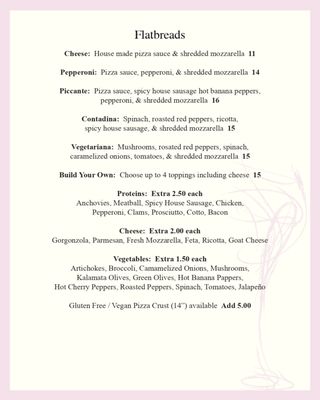 Menu photo 6 Prosecco Italian Restaurant Farmington, NY Menu photo 6 Prosecco Italian Restaurant Farmington, NY