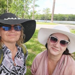 Presley's Outing - Me and my friend at Presley Outing. Bring sunscreen.