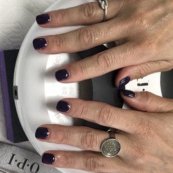 Fancy Nails - Tried the new Purple gel for Fall. Fabulous!! Victoria did a wonderful  job! Carmela- a happy customer! - Nail Salons Near Me - Newton, Massachusetts