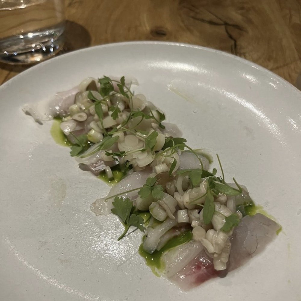 Chickadee - Branzino Crudo - New American Near Me - Boston, Massachusetts Chickadee - Branzino Crudo - New American Near Me - Boston, Massachusetts