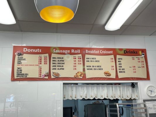 Menu photo 2 14th Street Donut Plano, TX