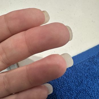 Ivy Nail Bar - Look how uneven the lengths of my nails are!! This is after they were completely finished! - Nail Salons Near Me - Marietta, Georgia