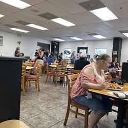 Inside restaurant
