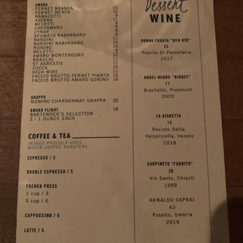 Indaco - Menu beverages - Italian Near Me - Charleston, South Carolina Indaco - Menu beverages - Italian Near Me - Charleston, South Carolina