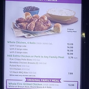 Pollo Tropical - Drive thru menu slide 2/6 - Latin American Near Me - Orlando, Florida