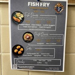 St Mary Magdalen Fish Fry - 2024 Menu