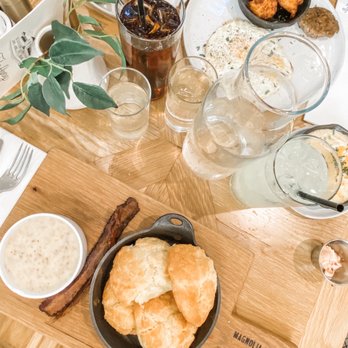Magnolia Table - Biscuits and gravy, lemonade, sweet tea, hash browns, French toast, eggs, sausage - Breakfast & Brunch Near Me - Waco, Texas Magnolia Table - Biscuits and gravy, lemonade, sweet tea, hash browns, French toast, eggs, sausage - Breakfast & Brunch Near Me - Waco, Texas